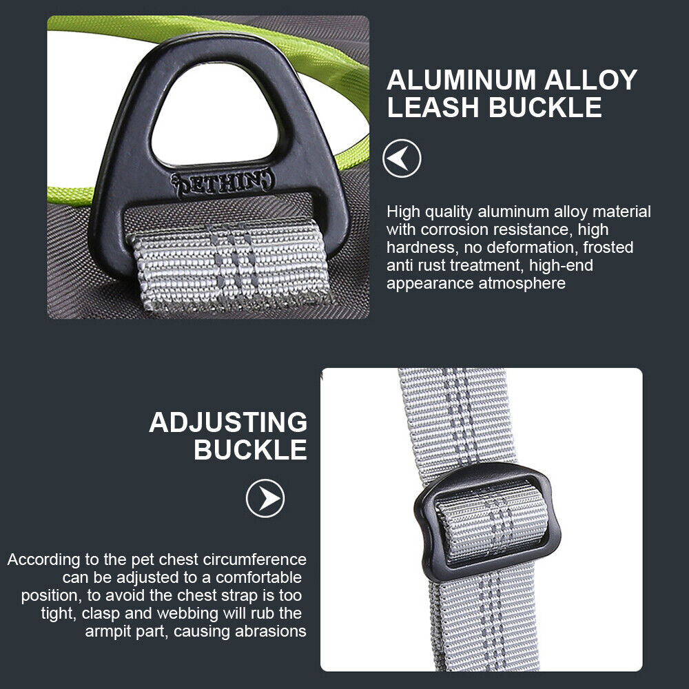 Adjustable Reflective Dog Traction Harness
