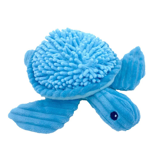 10" Blue Bay Turtle Dog Toy