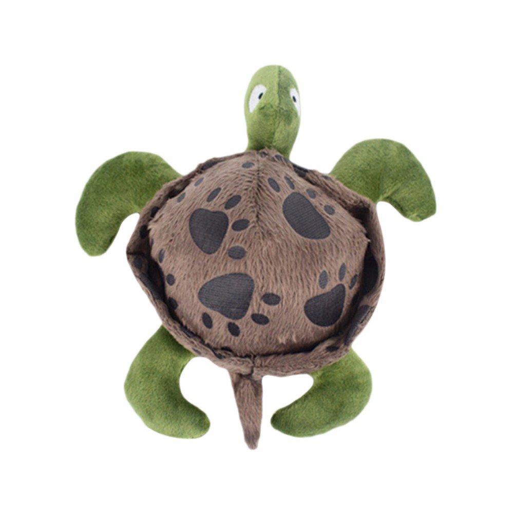 Tortoise Plush Dog Chew Toy