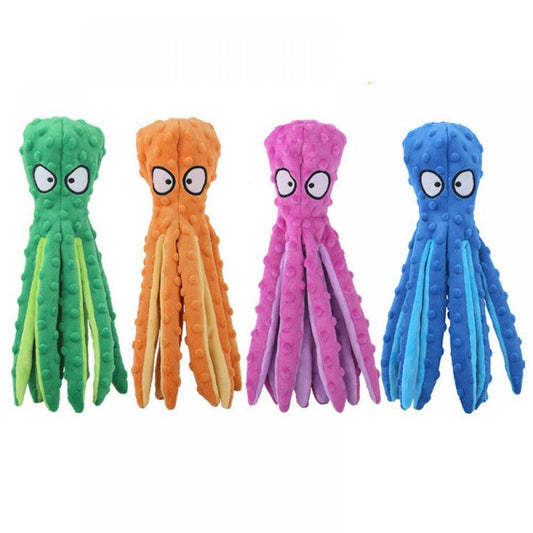 Octopus Soft Plushy Squeaky Dog Toy