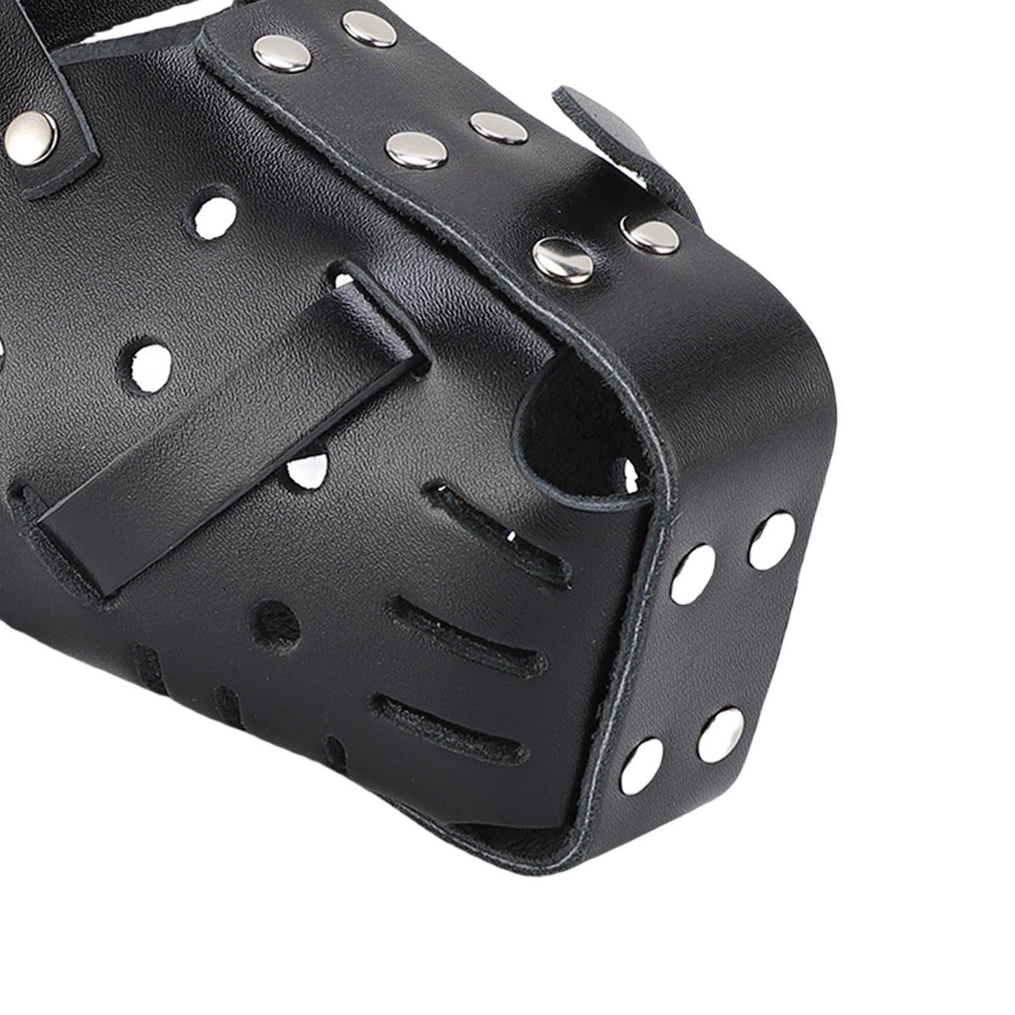 PU Leather Dog Muzzle for Large Dogs