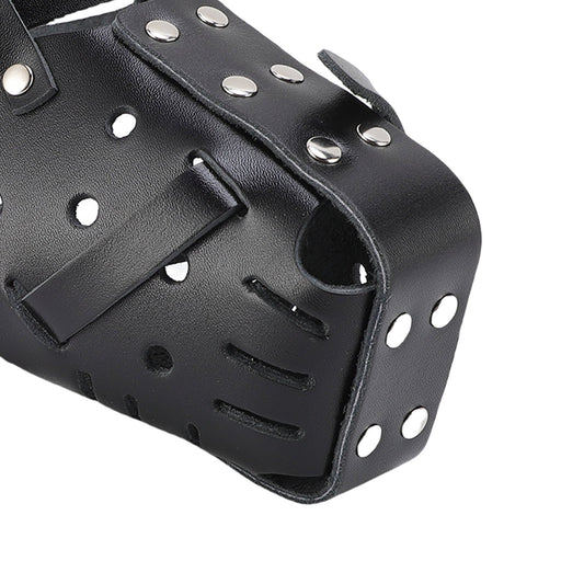 PU Leather Dog Muzzle for Large Dogs