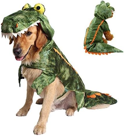 Halloween Crocodile Dog Costume