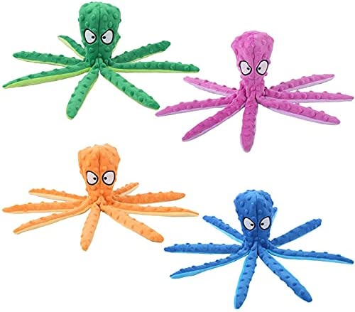 Octopus Soft Plushy Squeaky Dog Toy