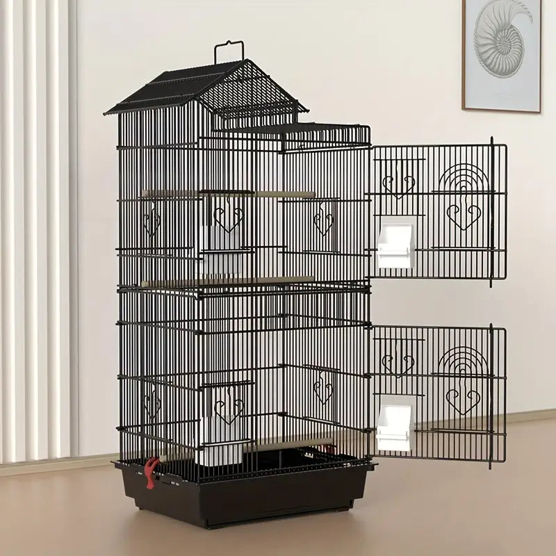 Large Canary Parakeet Cockatiel Lovebird Finch Bird Cage