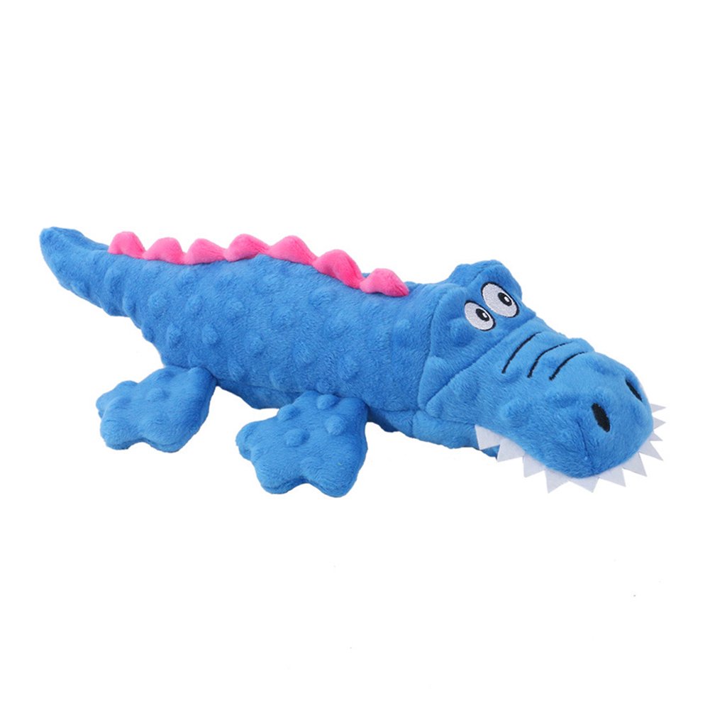 Soft Plush Durable Squeaky Crocodile Dog Toy