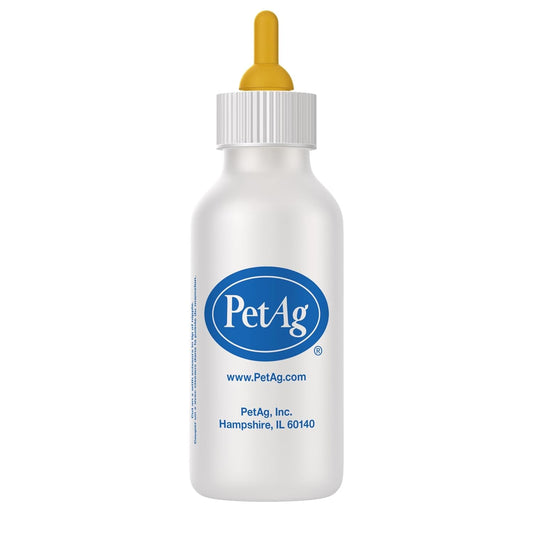 PetAG Nursing Bottle for Kittens and Puppies | 2 oz , 4 oz