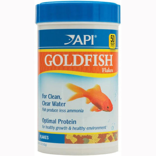 API GOLDFISH FLAKES Fish Food 1.1-Ounce Container