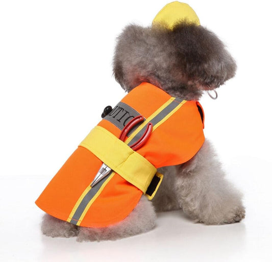 Construction Vest Dog Halloween Costume