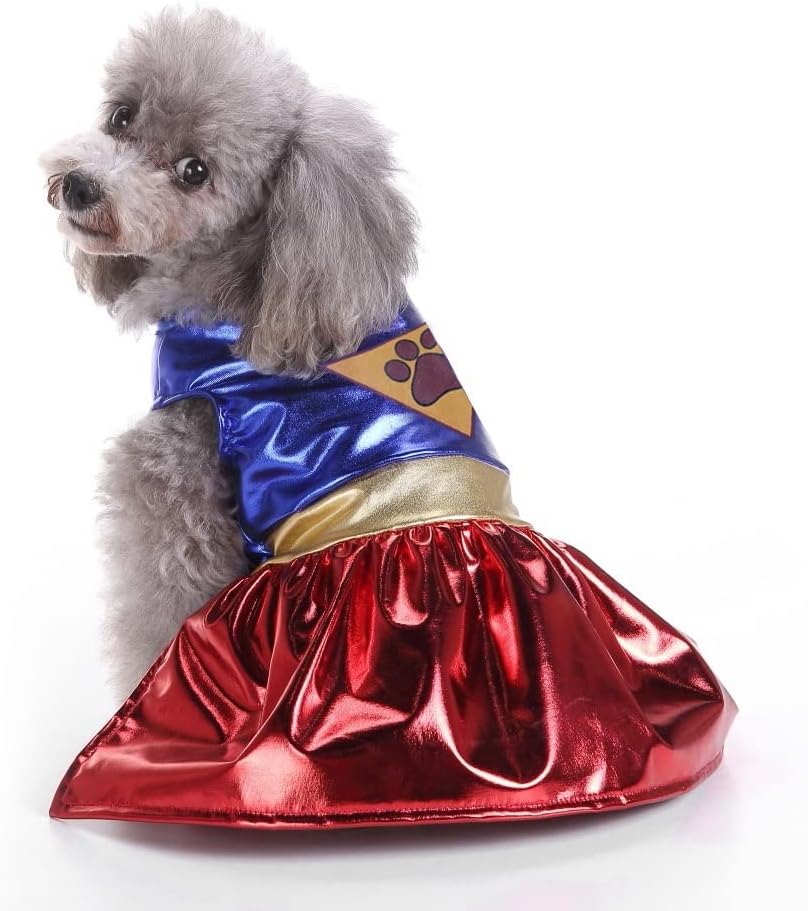 Supergirl Halloween Dog Costume