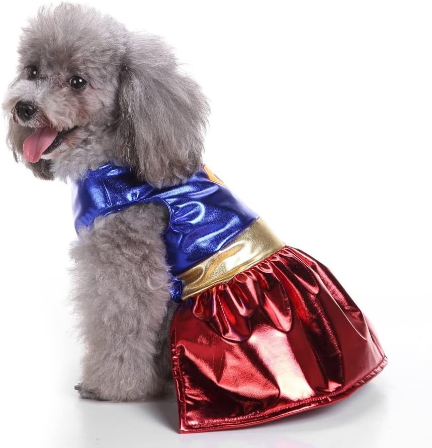 Supergirl Halloween Dog Costume