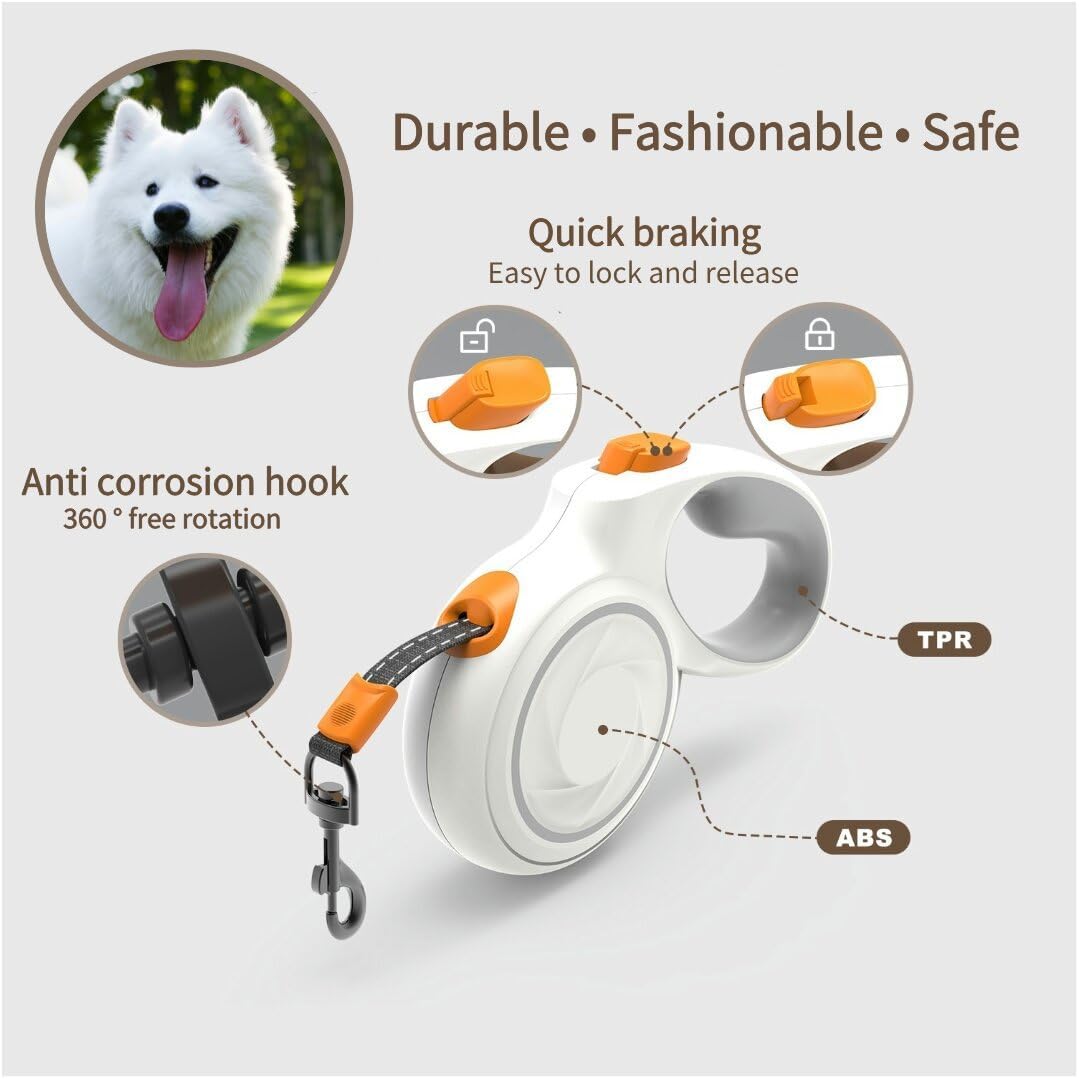 Automatic Retractable Dog Leash - Pet Leash for Dogs and Cats