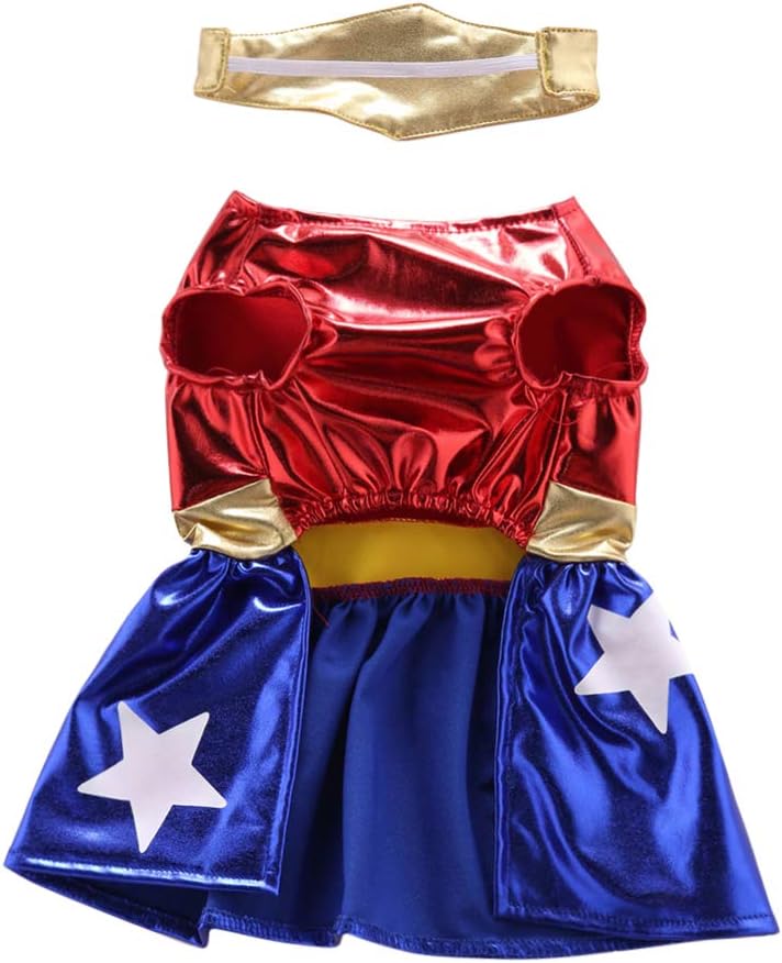 Wonder Woman Dog Halloween Costume