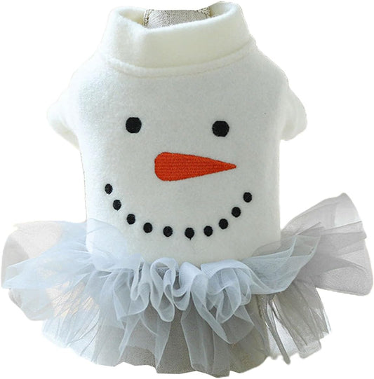 Pet Christmas Dress – Warm, Comfortable Holiday Outfit for Small Pets