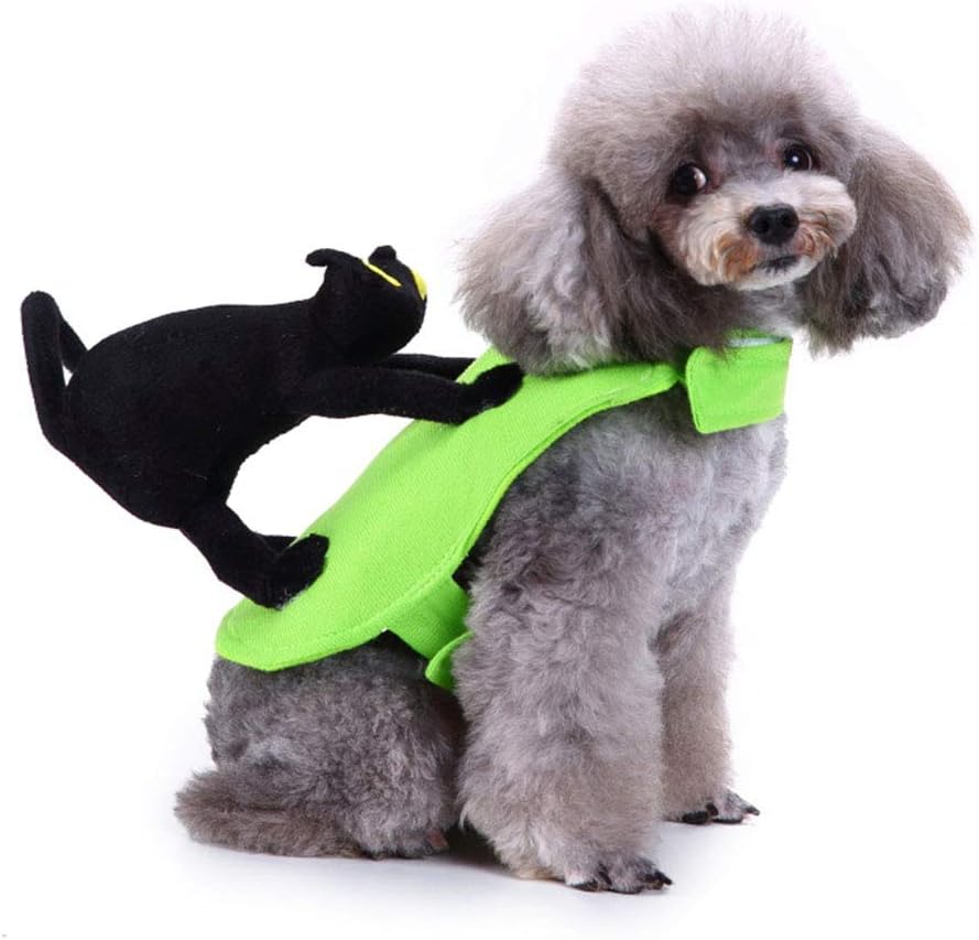 Riding Cat Halloween Dog Costume