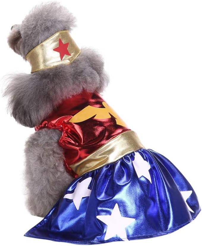 Wonder Woman Dog Halloween Costume