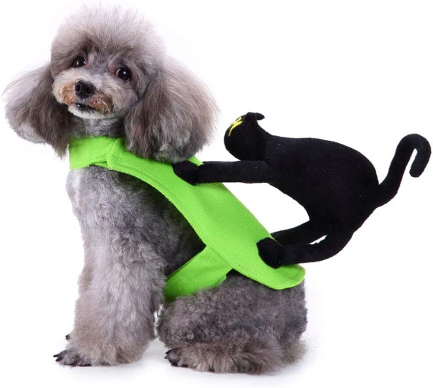 Riding Cat Halloween Dog Costume