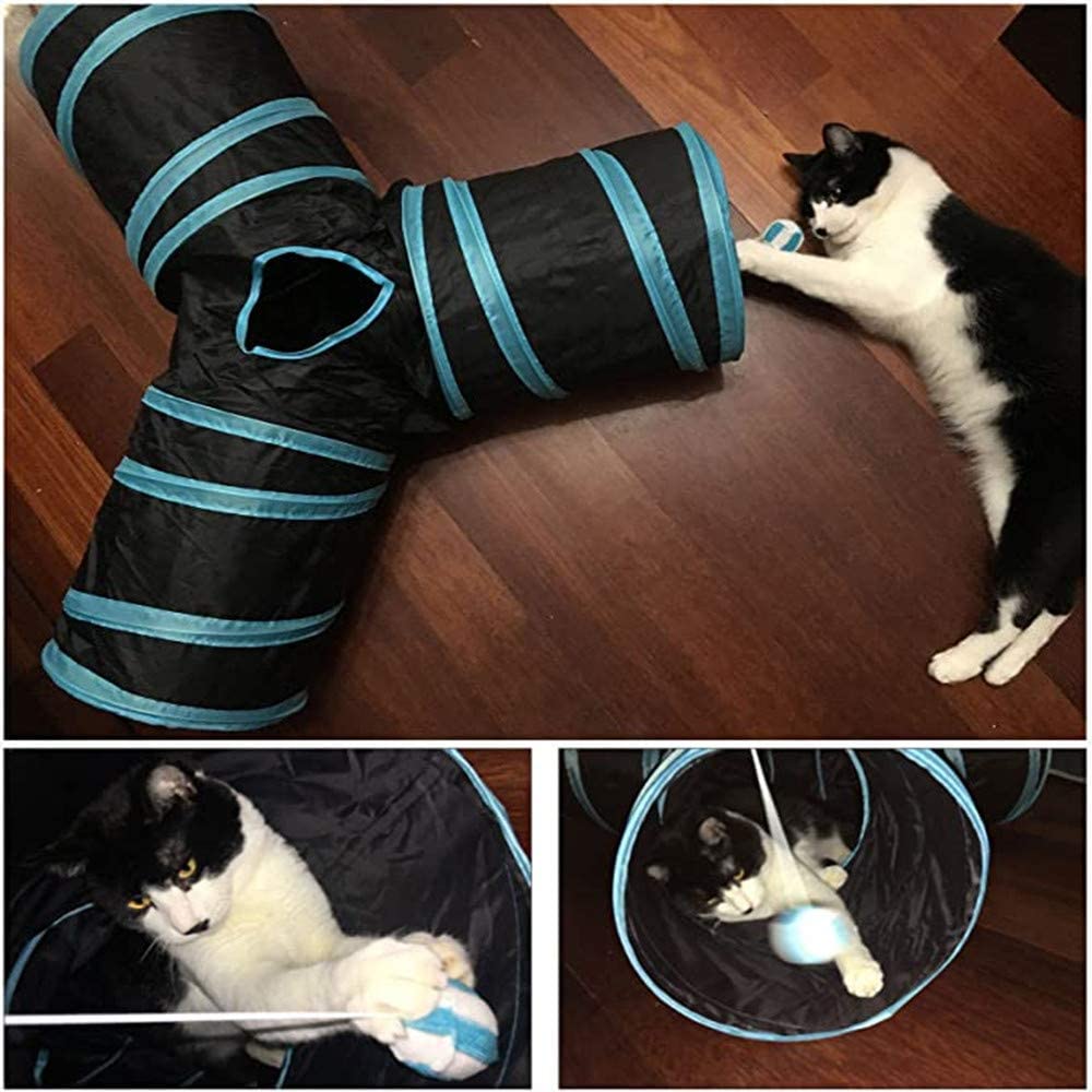 3 Way Collapsible Cat Tunnel