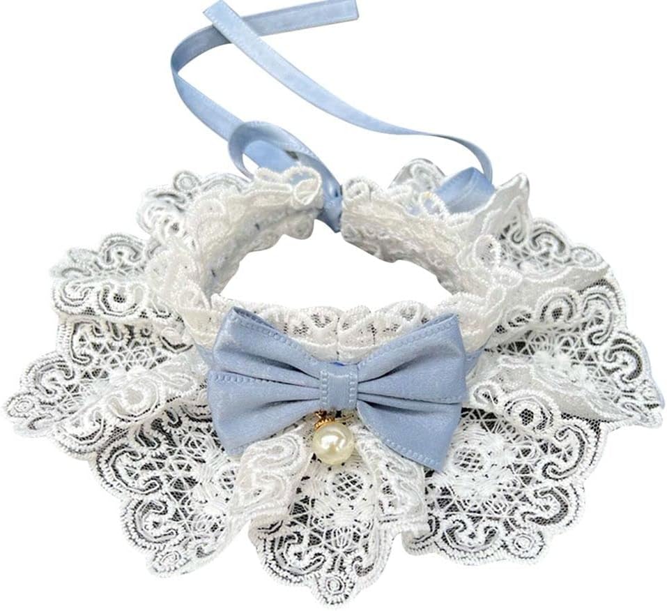 Lace Pearl Collar for Puppy and Cat