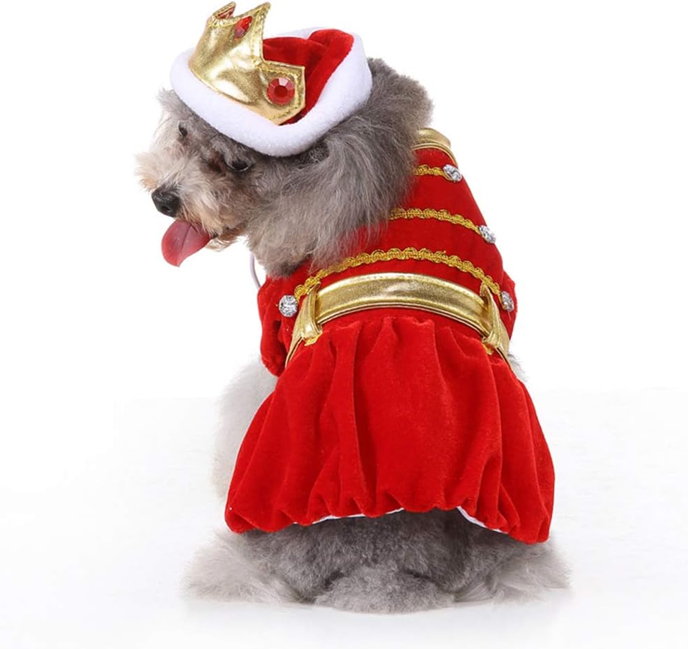 Cute Halloween King/ Queen Dog Costume