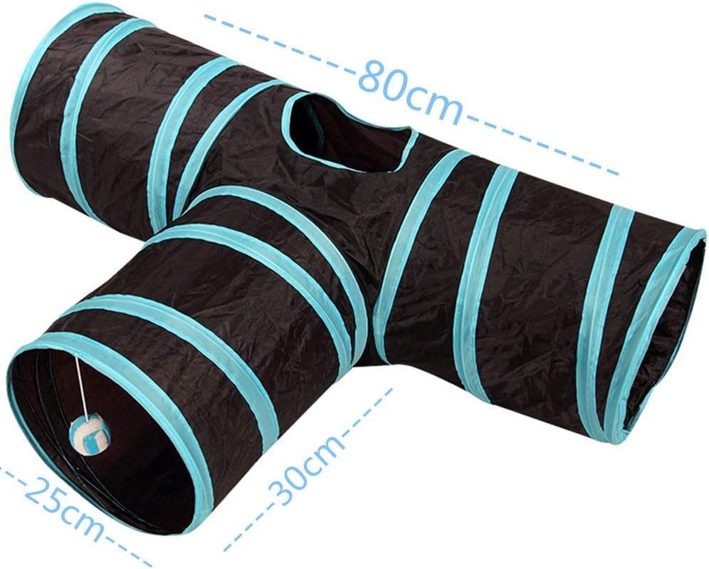 3 Way Collapsible Cat Tunnel