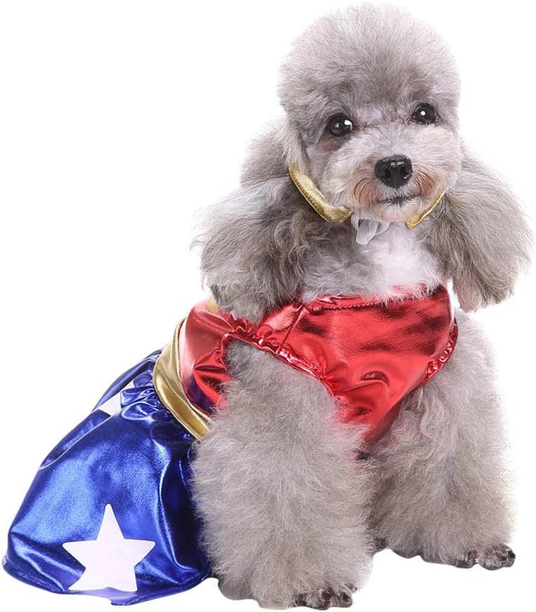 Wonder Woman Dog Halloween Costume