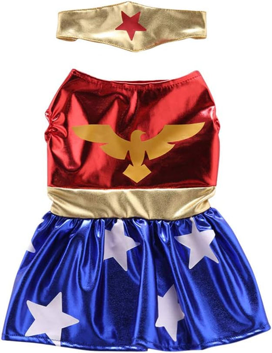 Wonder Woman Dog Halloween Costume