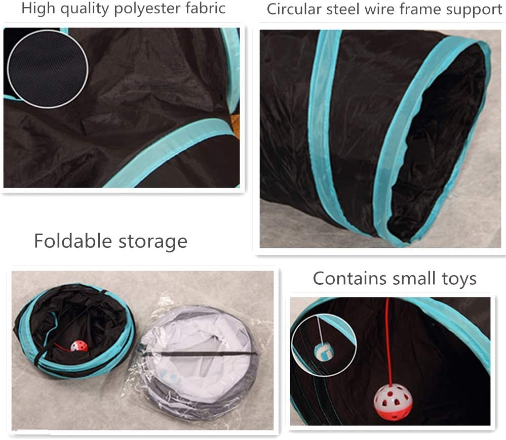 3 Way Collapsible Cat Tunnel