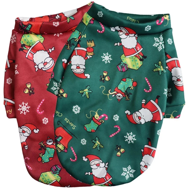 Here Comes Santa Claus Dog Pet Jumper Sweater