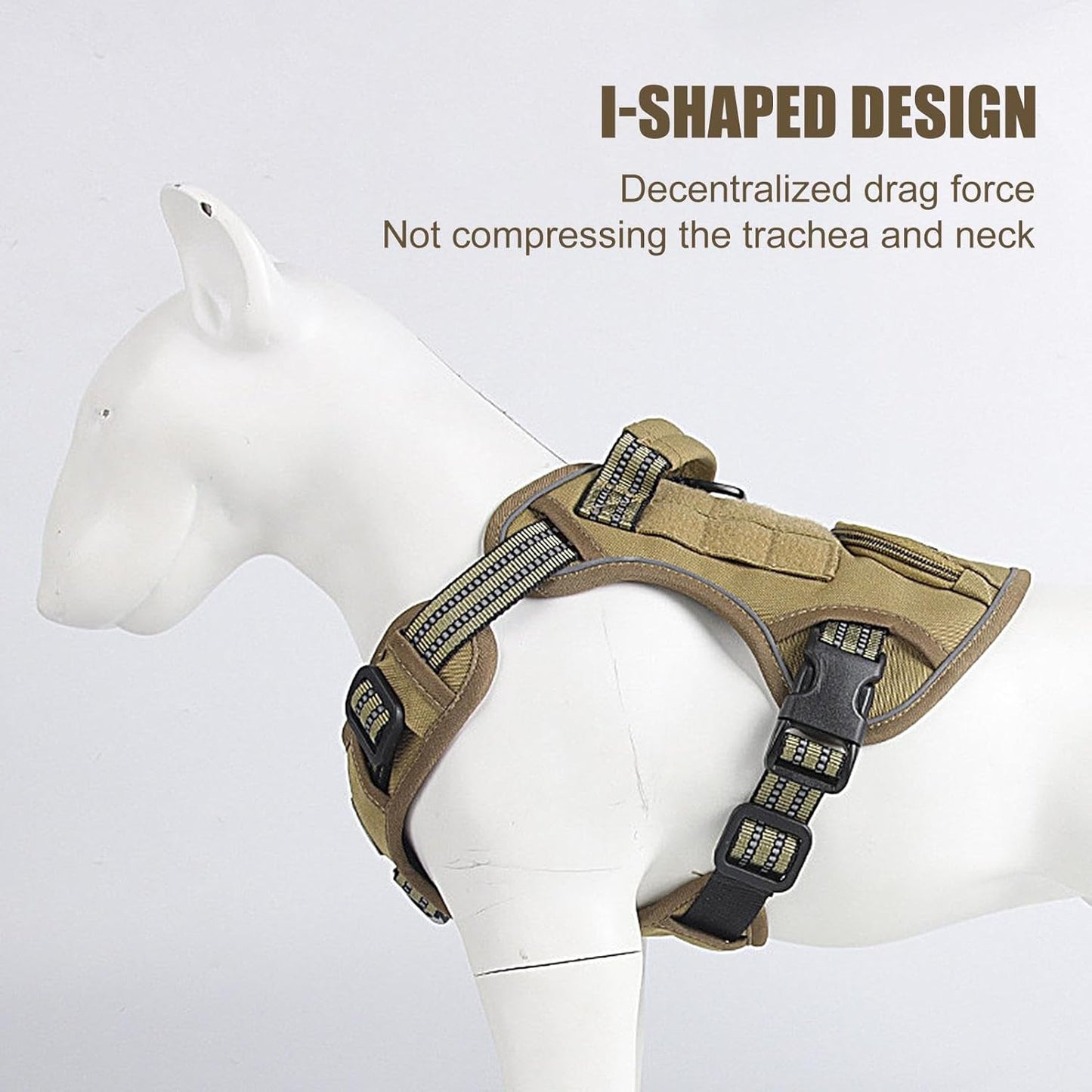 Tactical Dog Harness and Leash Set