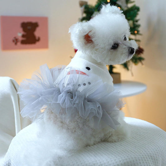 Pet Christmas Dress – Warm, Comfortable Holiday Outfit for Small Pets