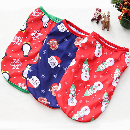 Christmas Pattern Pet T-shirt