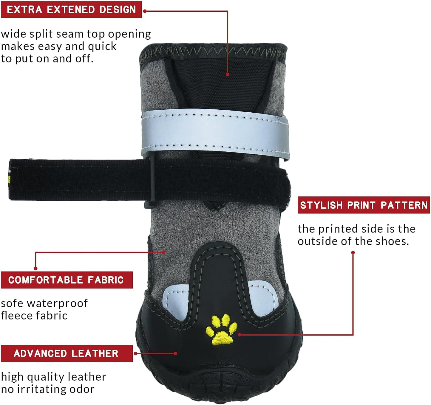 Anti-Slip Breathable Dog Shoes