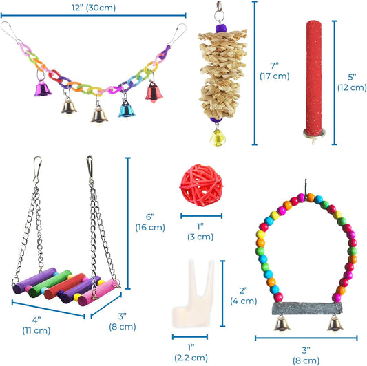 Exotic Birds Toy Set - Safe Non-Toxic