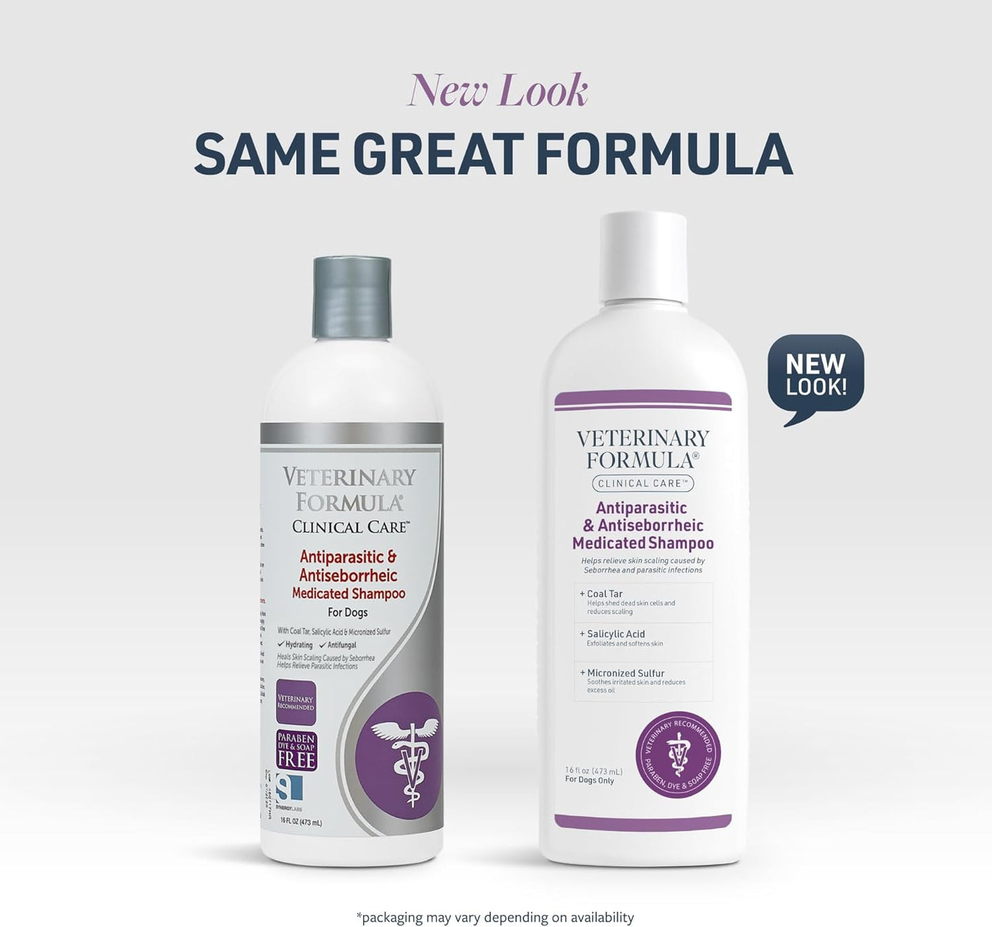 Veterinary Formula Clinical Care Antiparasitic and Antiseborrheic Shampoo for Dogs, 16 oz