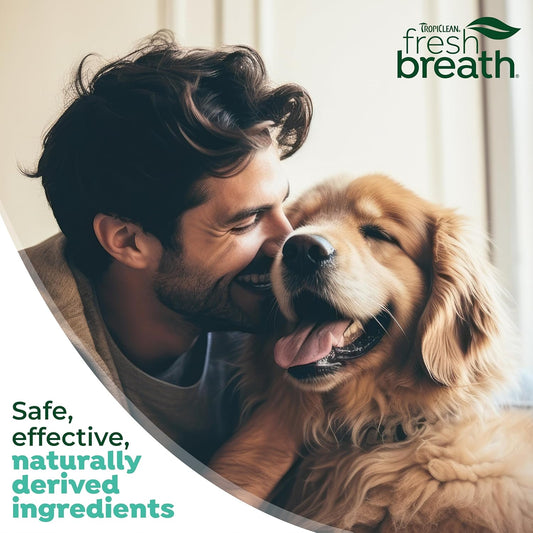 TropiClean Fresh Breath Dental Foam Spray for Dogs