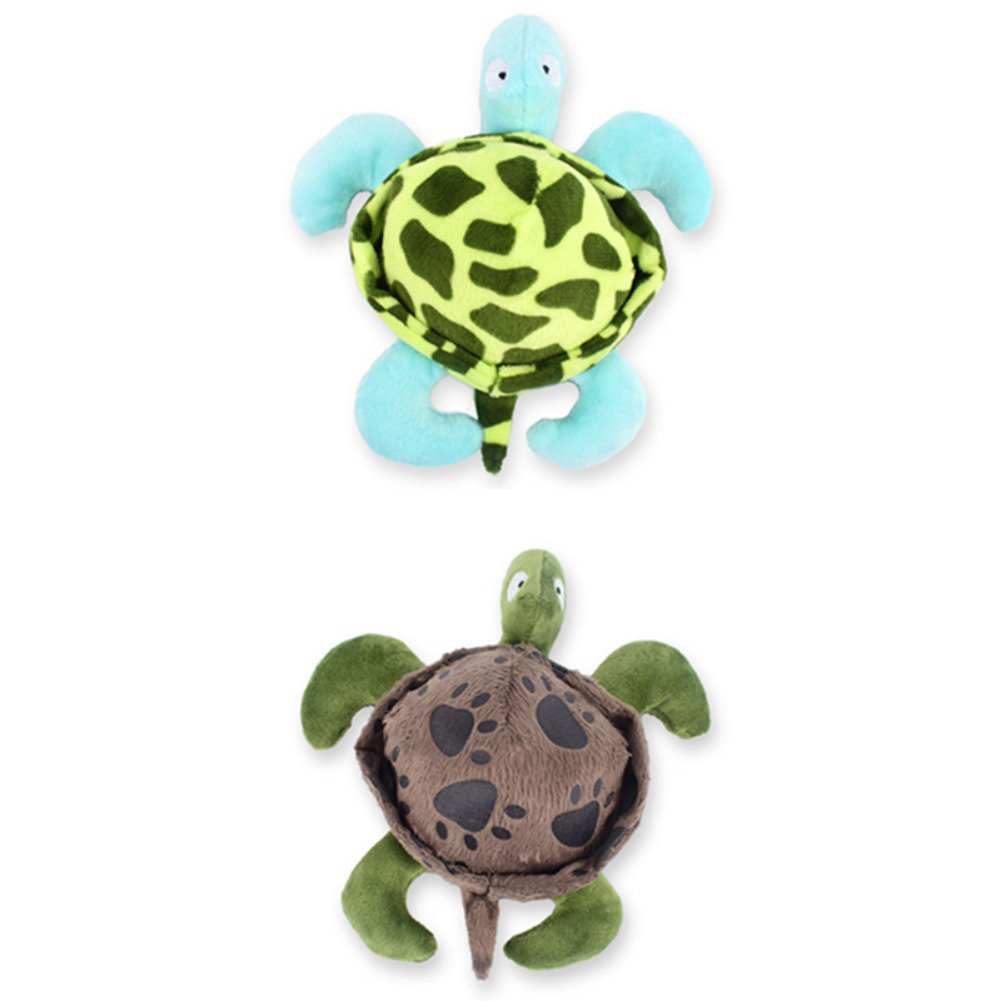 Tortoise Plush Dog Chew Toy