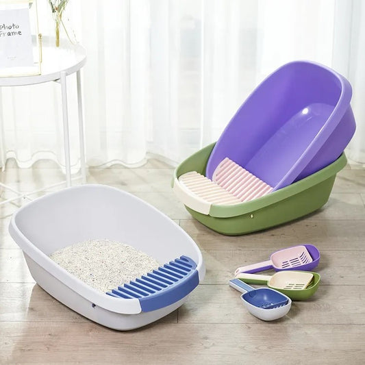 Large Cat Litter Box with Scoop