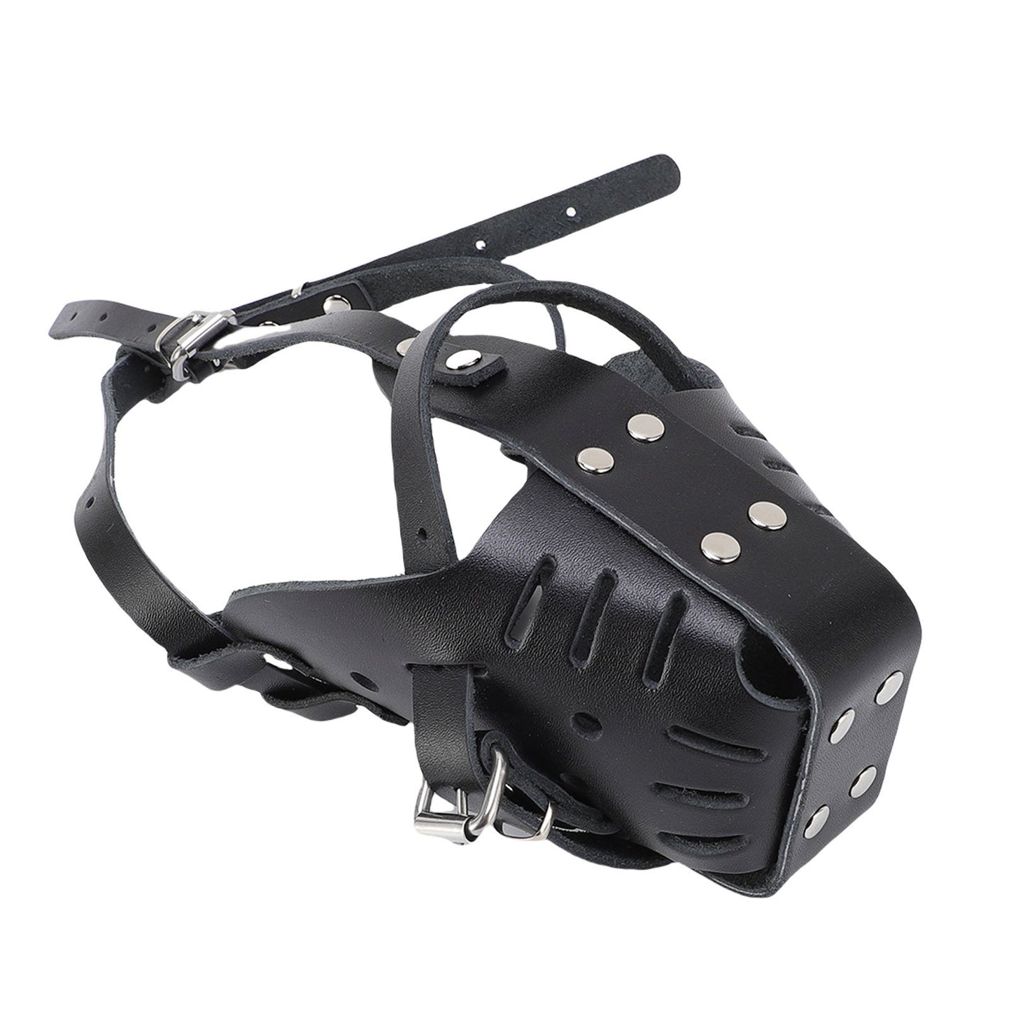 PU Leather Dog Muzzle for Large Dogs