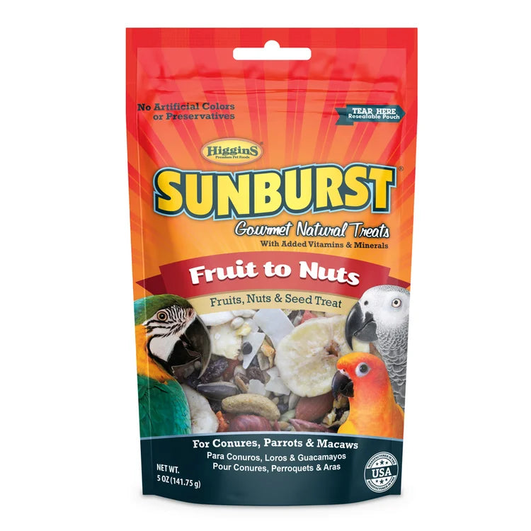 Higgins Sunburst Fruit to Nuts 5 Oz