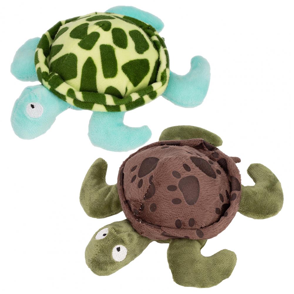 Tortoise Plush Dog Chew Toy