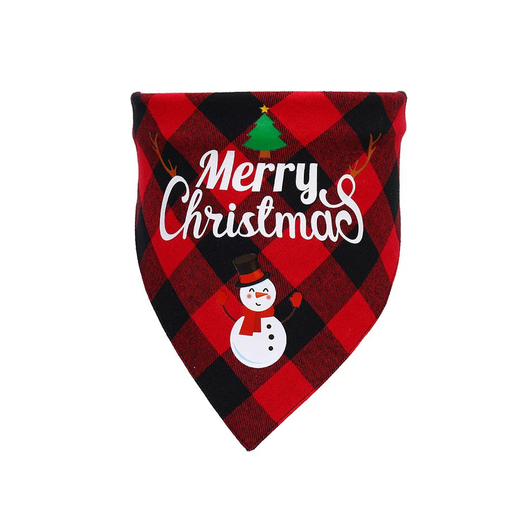 Plaid Christmas Dog Bandana