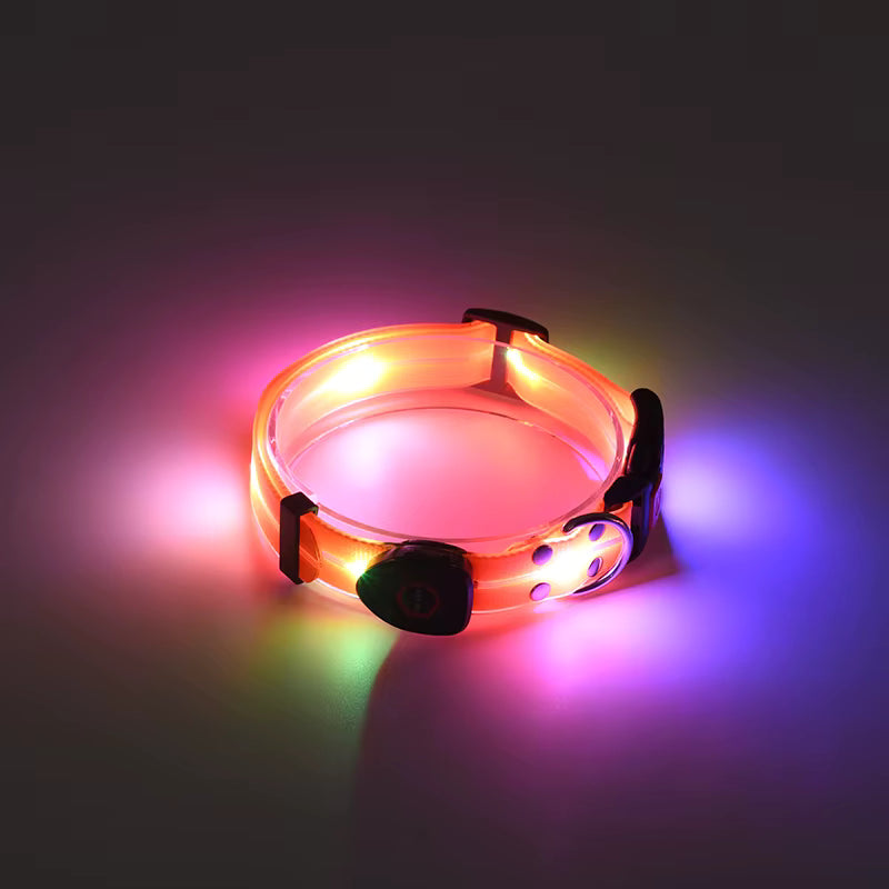 LED Light-Up Dog Leash – Rechargeable Safety Leash for Night Walks
