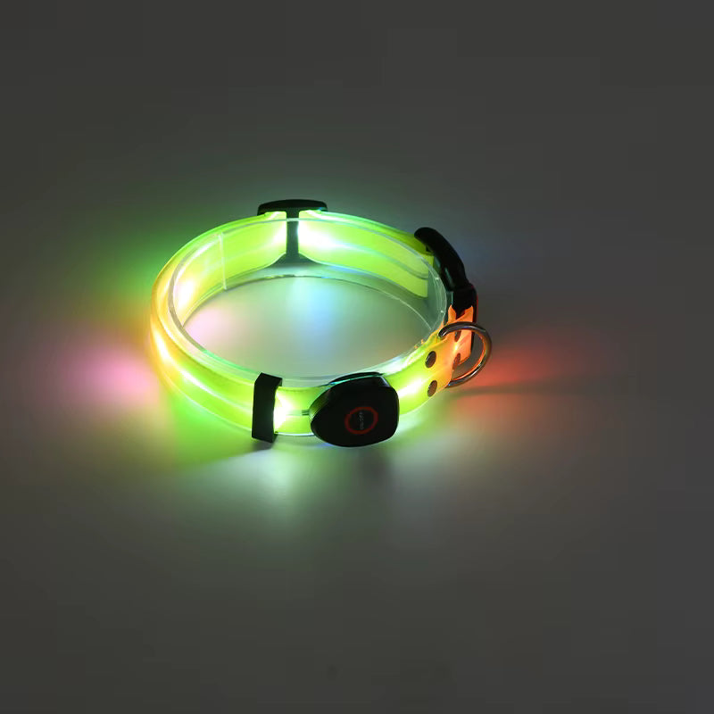 LED Light-Up Dog Leash – Rechargeable Safety Leash for Night Walks