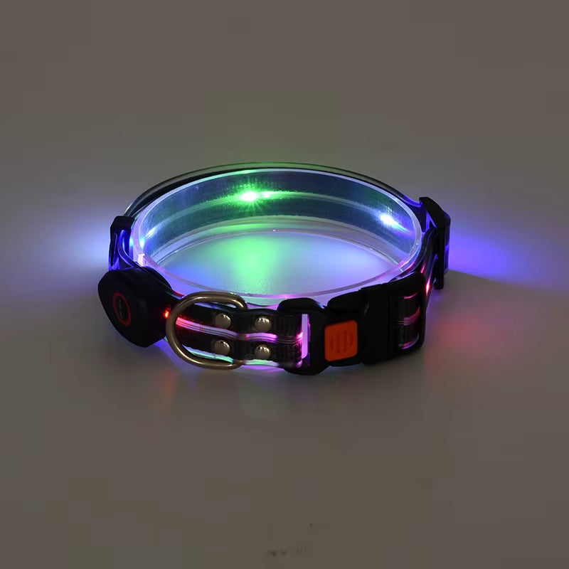 LED Light-Up Dog Leash – Rechargeable Safety Leash for Night Walks