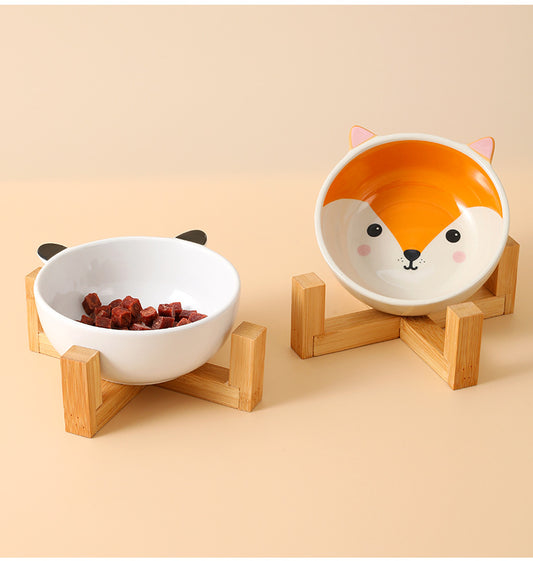 Cute Character Ceramic Pet Bowl