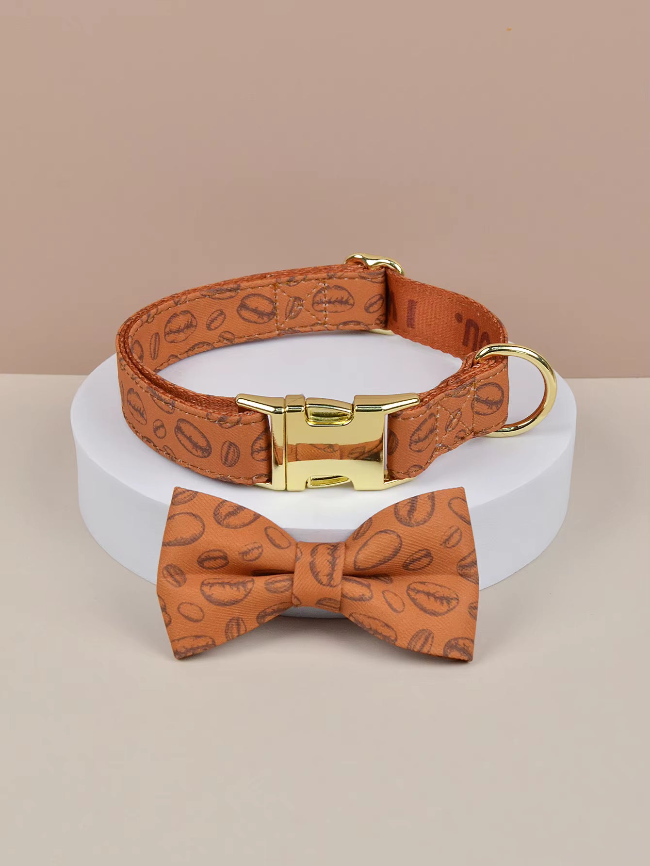 Cute Pet Alloy Collar - Double-sided Printing Bow Tie