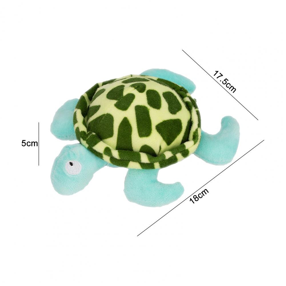 Tortoise Plush Dog Chew Toy