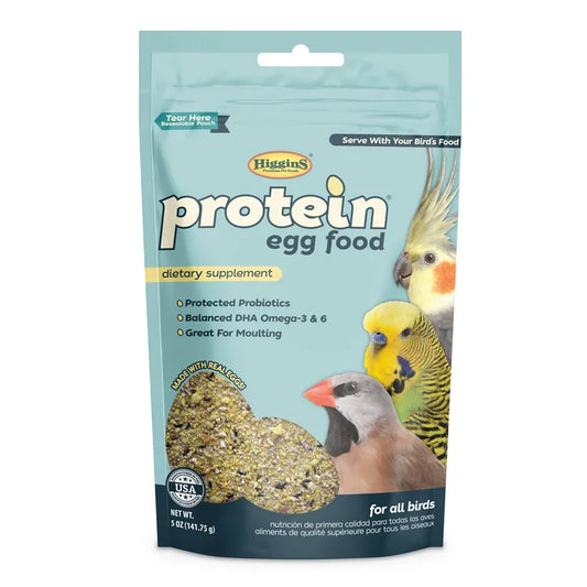 HIGGINS PROTEIN EGG FOOD, 5z