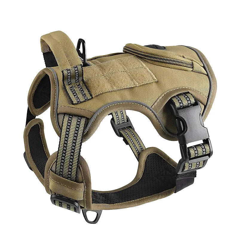 Tactical Dog Harness and Leash Set